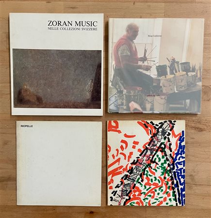 JEAN PAUL RIOPELLE, ZORAN MUSIC E BENGT LINDSTROM - Lotto unico di 4 cataloghi