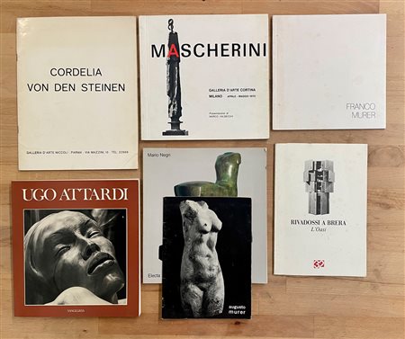 SCULTURA DEL XX SECOLO - Lotto unico di 7 cataloghi