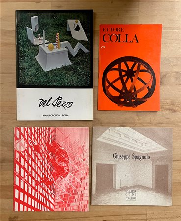 ARTE E SCULTURA ITALIANA DEL DOPOGUERRA - Lotto unico di 4 cataloghi