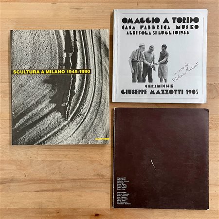 SCULTURA E CERAMICHE DEL DOPOGUERRA - Lotto unico di 3 cataloghi