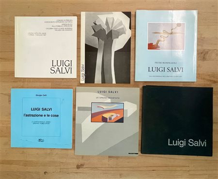 LUIGI SALVI - Lotto unico di 5 cataloghi e 1 pieghevole