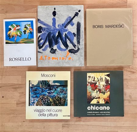 PITTURA DEL DOPOGUERRA - Lotto unico di 5 cataloghi