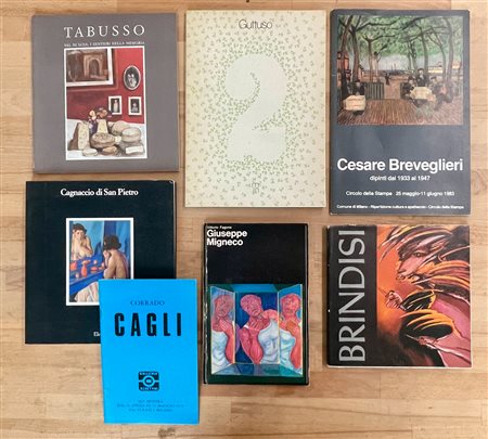 ARTE ITALIANA DEL DOPOGUERRA - Lotto unico di 7 cataloghi