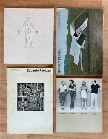 ARTISTI INTERNAZIONALI DEL XX SECOLO - Lotto unico di 4 cataloghi