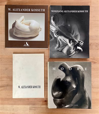ALEXANDER KOSSOTH E HENRI MOORE - Lotto unico di 4 cataloghi