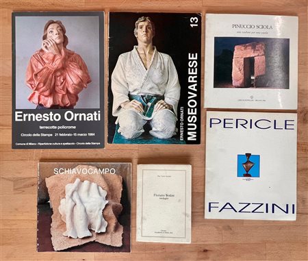 SCULTURA ITALIANA DEL DOPOGUERRA - Lotto unico di 6 cataloghi