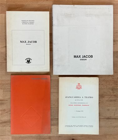 MAX JACOB E FORTUNATO DEPERO - Lotto unico di 4 cataloghi