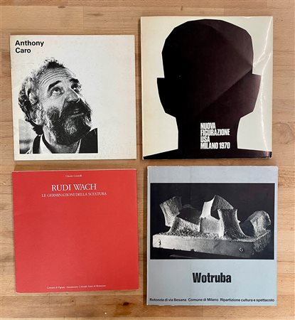 RUDI WACH, FRITZ WOTRUBA E ANTHONY CARO - Lotto unico di 4 cataloghi