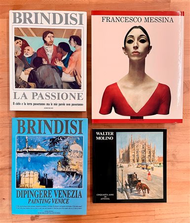WALTER MOLINO, FRANCESCO MESSINA E REMO BRINDISI- Lotto unico di 4 cataloghi