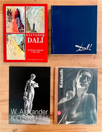 SALVADOR DALÌ E ALEXANDER KOSSUTH - Lotto unico di 4 cataloghi