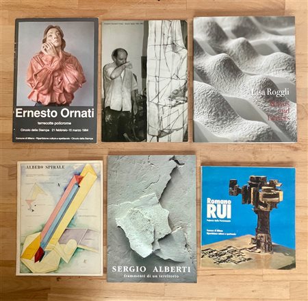 SCULTURA ITALIANA DEL XX SECOLO - Lotto unico di 6 cataloghi