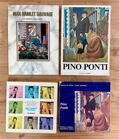 MAX HAMLET SAUVAGE E PINO PONTI - Lotto unico di 4 cataloghi