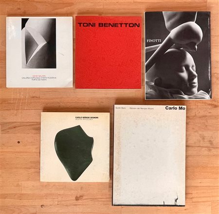 SCULTORI ITALIANI DEL DOPOGUERRA - Lotto unico di 5 cataloghi