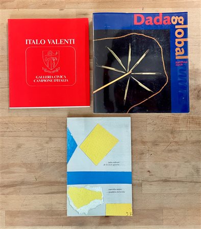 ITALO VALENTI E DADA - Lotto unico di 3 cataloghi