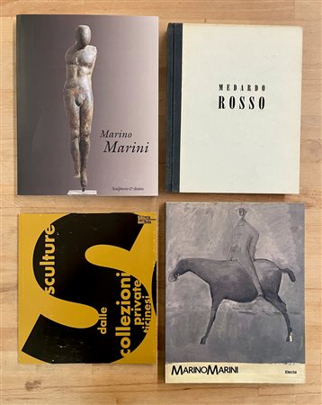 SCULTURA ITALIANA DEL DOPOGUERRA - Lotto unico di 4 cataloghi