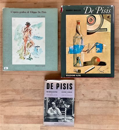 FILIPPO DE PISIS - Lotto unico di 3 cataloghi