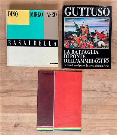 ARTISTI ITALIANI DEL DOPOGUERRA - Lotto unico di 3 cataloghi