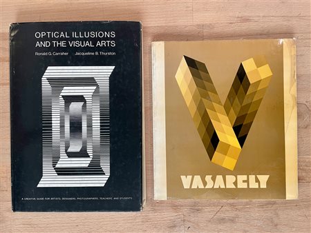 VICTOR VASARELY E OPTICAL ART - Lotto unico di 2 cataloghi