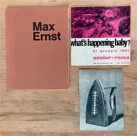 MAX ERNST, MAN RAY E SEBASTIAN MATTA - Lotto unico di 3 cataloghi