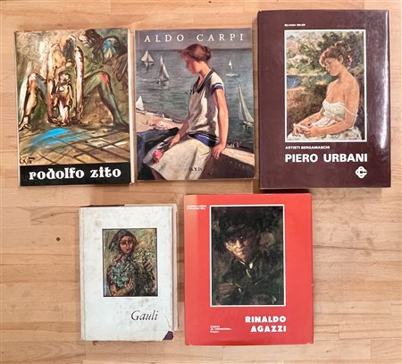 ARTE FIGURATIVA ITALIANA - Lotto unico di 5 cataloghi