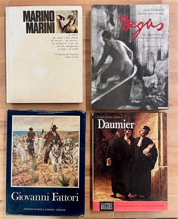 PROTAGONISTI DELLA STORIA DELL'ARTE - Lotto unico di 4 cataloghi