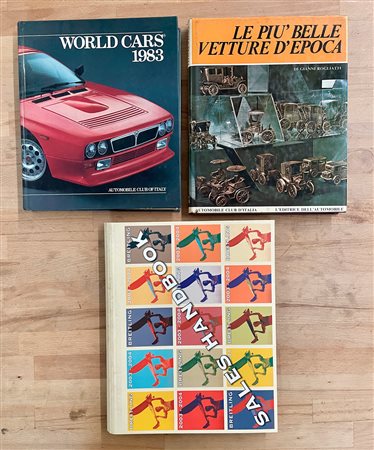 AUTOMOBILI D'EPOCA - Lotto unico di 3 cataloghi