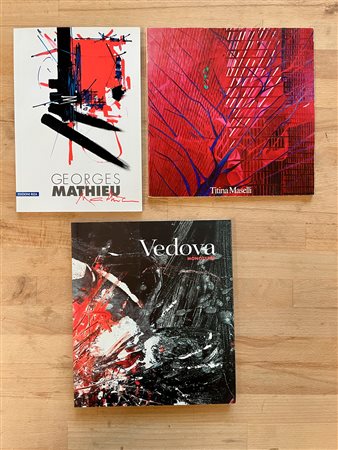 GEORGES MATHIEU, EMILIO VEDOVA E TITINA MASELLI - Lotto unico di 3 cataloghi