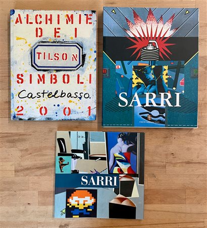 SERGIO SARRI E JOE TILSON - Lotto unico di 3 cataloghi