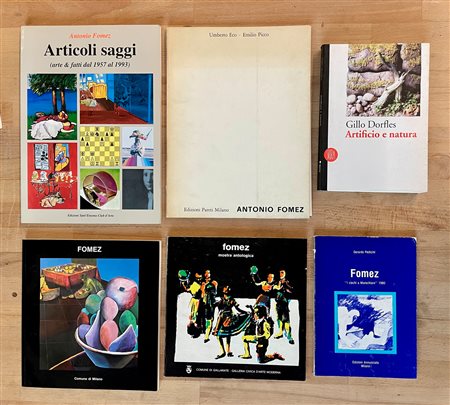 PIERO GILARDI E ANTONIO FOMEZ - Lotto unico di 6 cataloghi