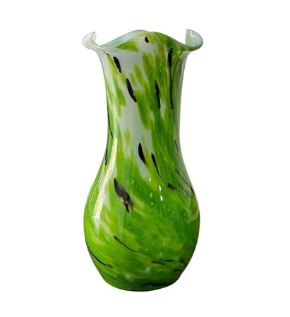 Vaso vetro murano, periodo XX secolo. Dimensioni: h29x15x15 cm. Opera in...
