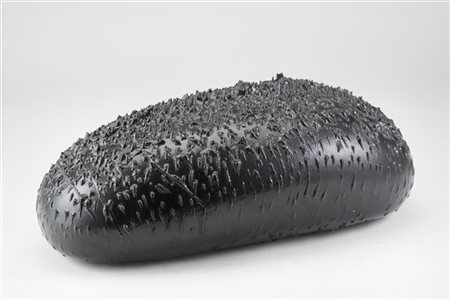 Emilio Scanavino "Pane nero" 
multiplo scultura in terraglia smaltata
l, cm 37
F