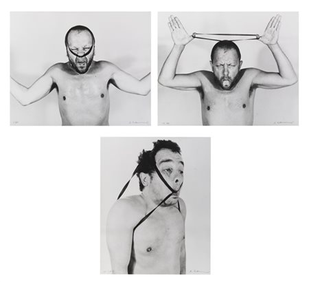 Arnulf Rainer "Face Farces" (1972)
Tre stampe fotografiche vintage alla gelatina