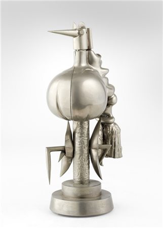 Wifredo Lam "Oiseau de fer" 1970 circa
scultura multiplo in metallo cromato arge