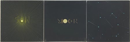Jorrit Tornquist "Sun, Moon, Stars" 1975
multiplo, serigrafia su carta applicata