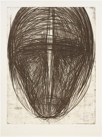 Magdalena Abakanowicz "Senza titolo" 1985
ceramolle
(lastra cm 64,5x49; foglio c