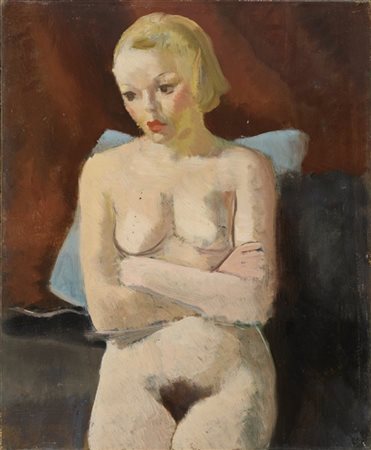 Gigi Chessa "Nudino rosa" 1934 circa
olio su tela
cm 61x50
Dichiarazione di aute