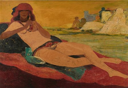 Salvatore Fiume "Meriggio" 1981
olio su masonite
cm 124x182
Firmato in basso a s