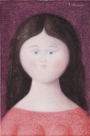 Antonio Bueno "Senza titolo (Fanciulla)" 1981 circa
olio su masonite
cm 30x20
Fi