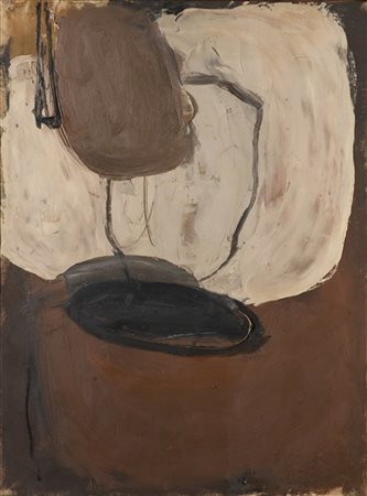 DOUGLAS SWAN "Senza titolo" 1961
olio su tela
cm 80x60
Firmato e datato June 61