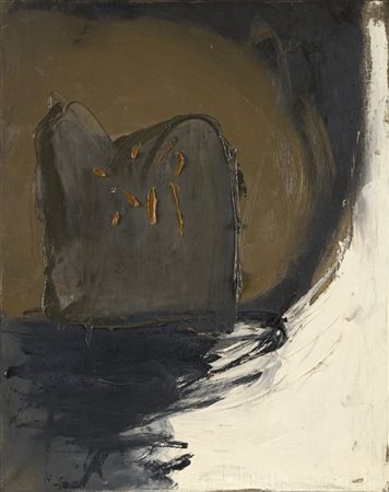 DOUGLAS SWAN "Sea painting" 1961
olio su tela
cm 50x40
Firmato, titolato e datat