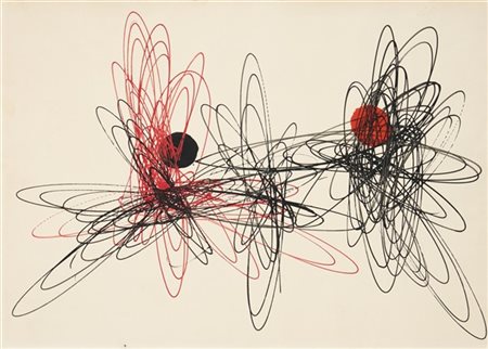 Roberto Crippa "Spirali" anni '50
tecnica mista su carta
cm 35,5x50

Provenienza