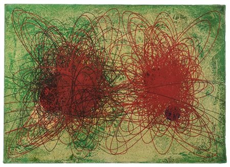 Roberto Crippa "Spirali" 1951
olio e smalti su tela
cm 50x70
Firmato e datato 95