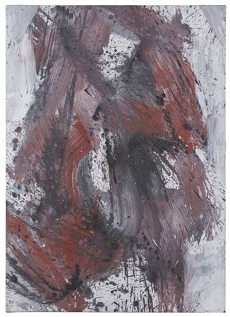 Toti Scialoja "Senza titolo" 1994
olio su tela
cm 70x50
Firmato e datato 94 al r