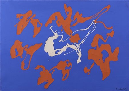 Giulio Turcato "Composizione" metà anni '70
acrilico su tela
cm 50x70,5
Firmato