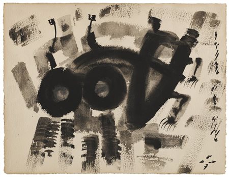 André Masson "Naissance d'une cigale" 1957
gouache e inchiostro su carta
cm 50x6