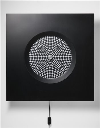 Gruppo MID "Quadro stroboscopico (StroPic 1)" 1965
legno verniciato, disco in me