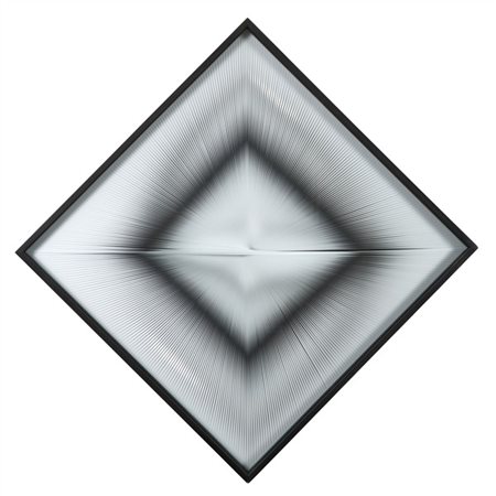 Toni Costa "Dinamica visuale" 1971
pvc su tavola
cm 90x90
diagonale cm 128 
Firm