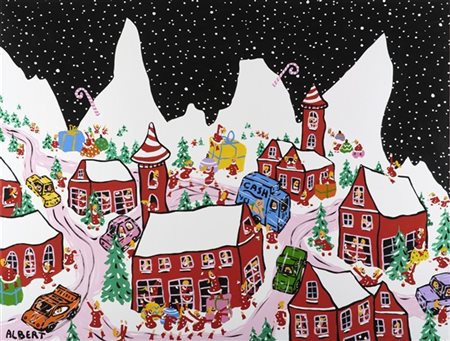 ALBERT WILLEM "Cruising winter wonder land (7)" 2023
acrilico su tela
cm 130x170