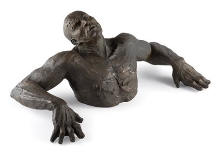 Matteo Pugliese "Il visionario" 2003
bronzo
cm 15x35,5x18
Firmato e datato 2003