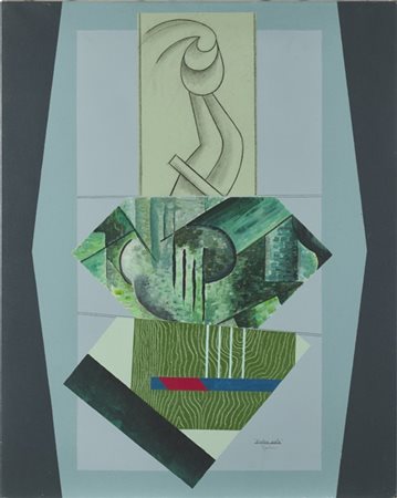 Aldo Mondino "Violon solo" 1977
olio su tela
cm 82x65
Firmato e titolato in bass